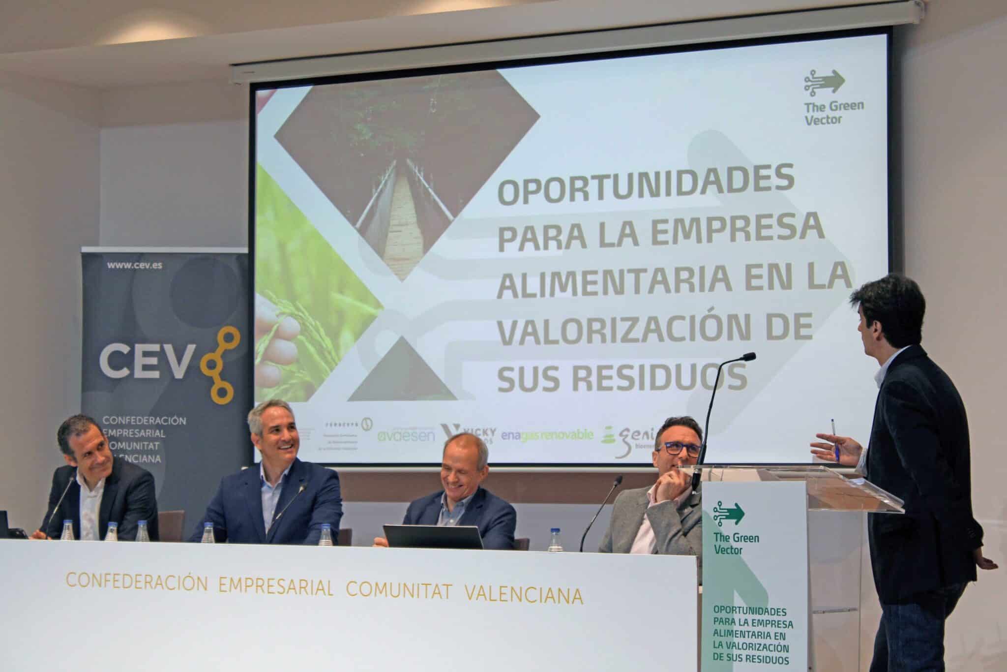 AntonioIllescas Enagas renovable-Gabriel Butler Genia Bioenergy- José Vicente Castell VickyFoods- José Gúaita Heura